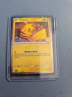 Pikachu 051 /162 Stamped 2026 Pokemon Day 30 Promo TCG - NM - Image 1