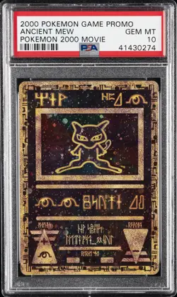 2000 POKEMON GAME MOVIE POKEMON 2000 MOVIE ANCIENT MEW PSA 10 - Image 1