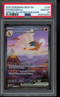 PSA 10 - 2023 Charizard ex 199/165 Sv: Scarlet & Violet 151 Holo Pokemon - Image 1
