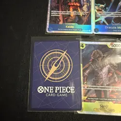 One Piece English SR Card Lot Of 15 Green, Blue Yellow - Image 3