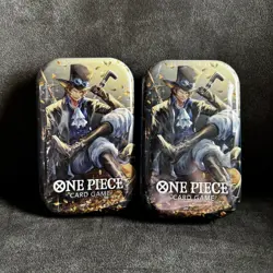 One Piece Tcg Tin Set Of 2 TS-02 OP-13 Volume 2 Bundle SEALED NIB UNOPENED - Image 1