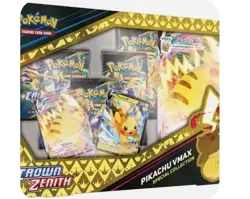 Pokemon TCG Sword & Shield Game Crown Zenith Pikachu VMAX Special Collection Box - Image 1