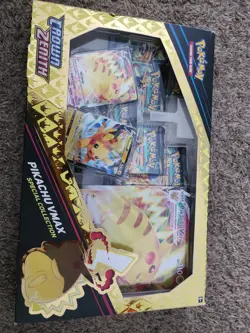 Pokemon TCG Sword & Shield Game Crown Zenith Pikachu VMAX Special Collection Box - Image 2