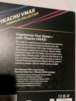 Pokemon TCG Sword & Shield Game Crown Zenith Pikachu VMAX Special Collection Box - Image 4