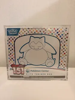 Pokemon TCG - 151 Pokemon Center Elite Trainer Box ETB Sealed w Acrylic Case - Image 1