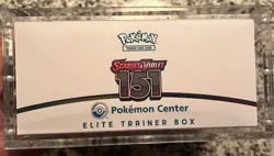 SV 151 ETB POKEMON CENTER ELITE TRAINER BOX SEALED NEW MINT 11 PACKS + PROMO - Image 3