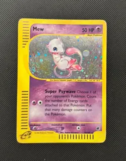 Pokemon Card- Mew-Expedition-Holo-19/165-Rare-ENG-Played - Image 1