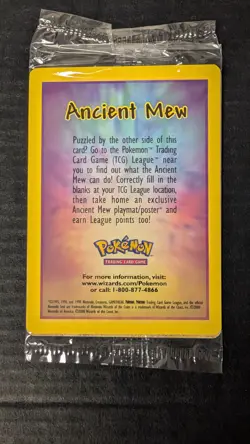 Ancient Mew SEALED 2000 Pokemon Unopened Movie Promo Card - MINT 🔥 - Image 2