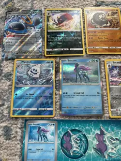 Lot of 7 Pokemon Cards - Empoleon EX, Suicune Holo, Vanillish Reverse Holo 2017. - Image 3