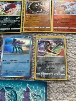 Lot of 7 Pokemon Cards - Empoleon EX, Suicune Holo, Vanillish Reverse Holo 2017. - Image 4