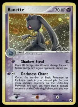 Pokemon Cards Banette 1/101 Hidden Legends Holo Rare LP - Image 1