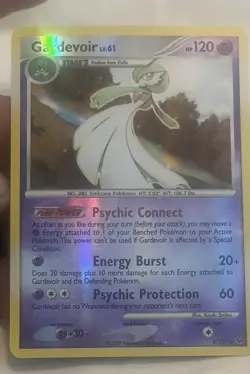 Gardevoir LV 61, Rare Platinum Reverse Holo Pokemon Card NM #8/127 - Image 2