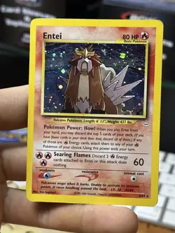 #2 Entei 6/64 Neo Revelation 2000 Holo Rare WOTC Pokemon Card TCG - Image 3