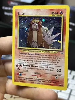 #2 Entei 6/64 Neo Revelation 2000 Holo Rare WOTC Pokemon Card TCG - Image 4