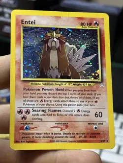 #2 Entei 6/64 Neo Revelation 2000 Holo Rare WOTC Pokemon Card TCG - Image 5