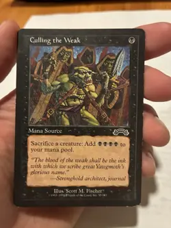 Culling The Weak Exodus Regular X1 LP Magic The Gathering MTG - Image 1