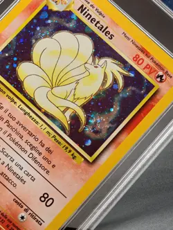 🍀Pokemon GRAAD 6.5 Ninetales 12/102 swirl Set Base ITALIANO bgs psa Pokemon🍀 - Image 2