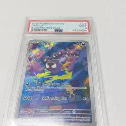 PSA 9 MINT Gastly Temporal Forces Illustration Rare Holo 2024 Pokemon 177/162 - Image 4