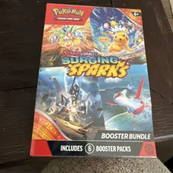 Pokemon TCG Surging Sparks Booster Bundle (6 Packs) Factory Sealed - Image 1