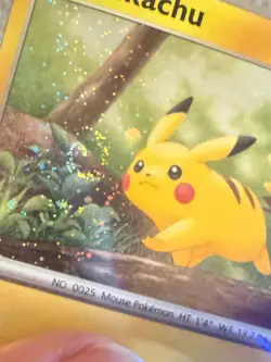 CRIMP ERROR - Pikachu 25/165 (Holiday Calendar) Stamped Pokemon 151 - Image 2