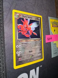 Dark Scizor 9/105 Neo Destiny Unlimited Holo 2002 309 💎NM+💎 - Image 3