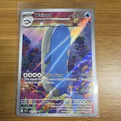 2025 Pokemon SV Journey Together JTG EN Wailord #162/159 IR 1 - Image 1