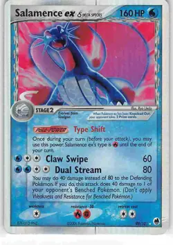 Salamence ex 98/101 Holo Rare EX Dragon Frontiers Pokemon HP/DMG - Image 1