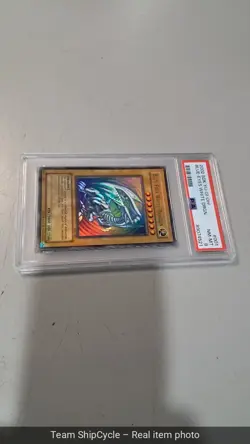2002 YuGiOh blue eyes white dragon SDK 001 PSA 8 G2U - Image 5