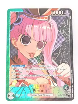 English - One Piece TCG Wings of the Captain - Leader Perona (Alt Art) OP06-021 - Image 1