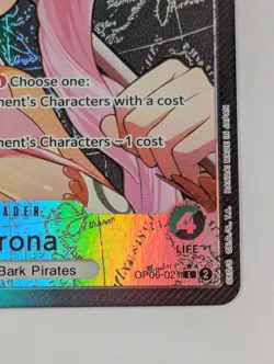 English - One Piece TCG Wings of the Captain - Leader Perona (Alt Art) OP06-021 - Image 5