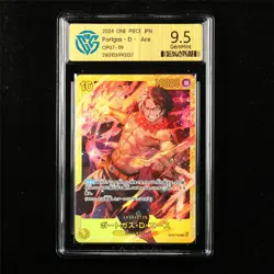 CCG 9.5 GemMint 2024 One Piece JPN Portgas D.Ace OP07-119 SEC - Image 1