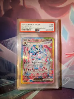 Pokemon TCG Sylveon ex 156/131 Prismatic Evolutions PSA 9 Mint Graded SIR - Image 2