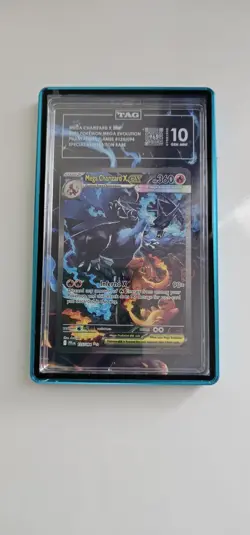 Mega Charizard X EX SIR 125/094 TAG 10 (965) 2025 Pokemon Phantasmal Flames - Image 1