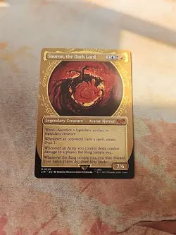 Sauron, The Dark Lord Showcase Universes Beyond The Lord Of The Rings MTG NM - Image 1