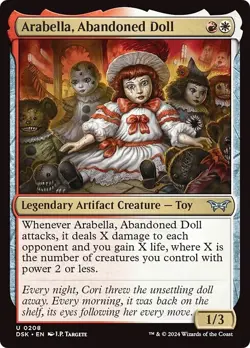 ARABELLA, ABANDONED DOLL x4 mtg NM-M Duskmourn: House of Horror 4 Unc - Image 1