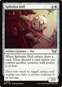 SPLITSKIN DOLL x4 mtg NM-M Duskmourn: House of Horror 4 Unc - Image 1