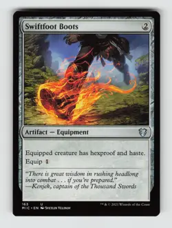 Swiftfoot Boots*Non-Foil* Commander: Innistrad: Midnight Hunt 163 NM - Image 1