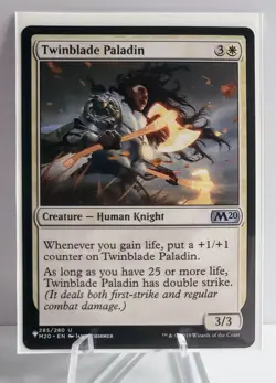 X 1 Twinblade Paladin NM-M M20 NM MTG Magic The Gathering - Image 1