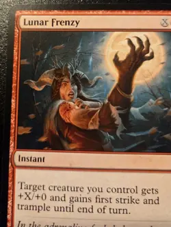 Lunar Frenzy 147/277 Uncommon Innistrad: Midnight Hunt Magic: The Gathering - Image 2