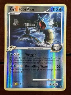 Pokemon Platinum Gyarados G Lv 46 20/127 Reverse Holo Rare LP - Image 1