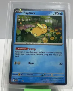 Pokemon TCG: Psyduck 007 MEP: Mega Evolution Black Star Promo Holo - Image 1