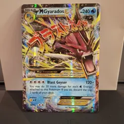 Pokemon M Gyarados EX Full Art Ultra Rare Mega 27/122 Breakpoint Holo English - Image 1