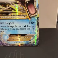 Pokemon M Gyarados EX Full Art Ultra Rare Mega 27/122 Breakpoint Holo English - Image 4