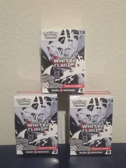 POKEMON BOOSTER BUNDLE PACK WHITE FLARE BLACK BOLT TCG VICTINI RESHIRAM SEALED - Image 1
