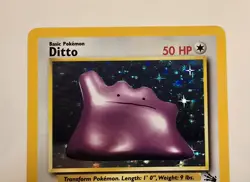 Pokemon Ditto #3 Holo Fossil 1999- NM - Image 2