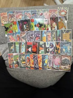 LOT OF 50 TOPPES SERIES ONE POKEMON CARDS NM ASSORTED POKEMON - Image 1