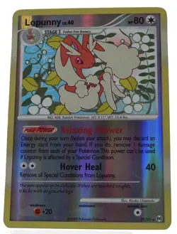 Lopunny 21/99 Reverse Holo Rare Platinum Arceus NM With eBay Shipping - Image 2