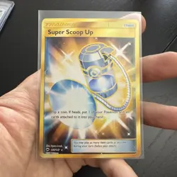 Pokemon TCG Super Scoop Up Burning Shadows 166/147 Holo Secret Rare - Image 1