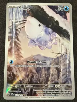 Snom 168/162 - Illustration Rare - Pokemon Temporal Forces - NM/M - Image 1