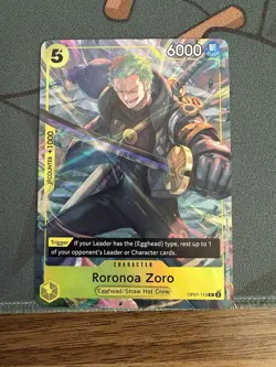 One Piece Illustration Box Volume 3 Roronoa Zoro Promo Alt Art Card English - Image 1